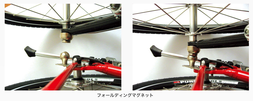 フォールディングマグネット標準装備